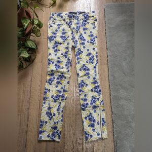 Jessica Simpson Kiss Me Ankle Floral Jean Jegging 28